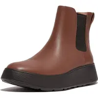 FitFlop Bottes FitFlop Femme F-Mode Leather Flatform Chelsea Boots Rich Brown-Taille 39