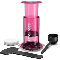 Aeropress Clear Pink - Cafetière rose, Cafetière, Pink, Rose, Transparent