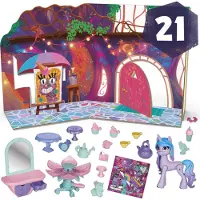 Hasbro My little Pony - Découvre ton étincelle de poney Tea Party licorne Izzy Moonbow, Hoof to Heart Pony, 21 accessoires, pour les enfants à partir de 3 ans
