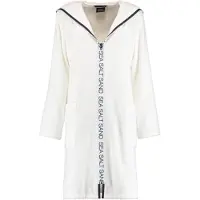 Cawö Peignoir Cawö 3101 Uni Rits Women Blanc-XL