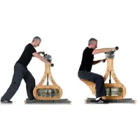 Nohrd Appareil de renforcement musculaire du haut du corps NOHrD WaterGrinder frêne