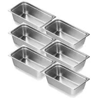 Vevor Bac Gastronorme GN 1/1 Lot de 6