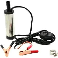 GEKO Pompe submersible pour le pompage de diesel, d'huile et d'eau 12V, 37mm