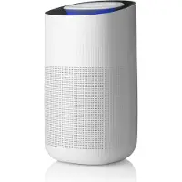 Trebs Purificateur d'air intelligent avec filtre HEPA, lampe UV, blanc