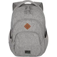 Travelite Sac à dos marron / gris chiné