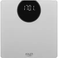 Adler AD8175 Salle de séjour éléctronique, verre, 180kg, LED-Anzeige