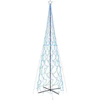 vidaXL Arbre de Noël cône 3000 LED Bleues 230x800 cm