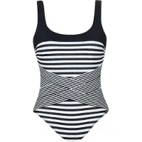 Sunflair Maillot de bain noir / blanc