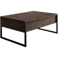 Skye Decor , Luxe - Walnut, Black, Tables basses, Noyer, 90 x 40 x 60 cm