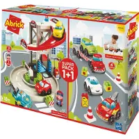 Abrick Super Pack Garage+trailer Multicolore Enfants