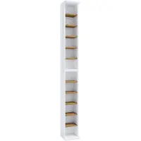 VCM Bois CD DVD Stand Rangement Étagère sur pied Bibliothèque Déco Étagère Bigol Bois CD DVD Stand Rangement Étagère sur pied Bibliothèque Déco Étagère Bigol