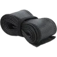 DeLOCK 19050 - Guaina intrecciata - Poliestere - Nero - 1 pezzo(i)