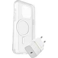 Otterbox Protection + Power KIT - Starter Kit (Apple iPhone 15 Pro Max), Coque pour téléphone portable, Transparent