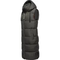 NAVAHOO Gilet 'Schnuffelchen' gris foncé / noir / blanc