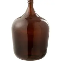 J-Line Vase carafe verre marron