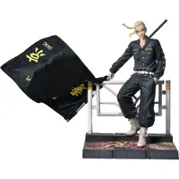Prime 1 Studio Tokyo Revengers Prisma Wing Pvc 1/7 Ken Ryuguji Figure 25 Cm Noir