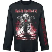 Iron Maiden T-shirt manches longues de - Eddie Bike - S - XXL - pour Homme - noir - Taille S