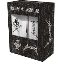 Metallica Lot de verres à shots de - Scary Guy - pour Indifférent - transparent - Taille Standard