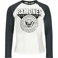 Ramones T-shirt manches longues de - Amplified Collection - 3D Crest - S - 3XL - pour Homme - multicolore - Taille XXL