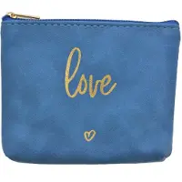 Juleeze JZTB0080BL Trousse de toilette Bleu Or 13x1x10 cm Mallette de voyage synthétique
