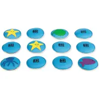 BS Toys Jeu de mémo sous-marin - 12 pièces - néoprène - 9, 5 cm - dès 6 ans