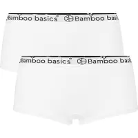Bamboo Basics Slips Femme Culotte Paquet de 2 IRIS femme - Blanc - EU L