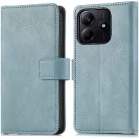 IMoshion Étui de télephone portefeuille de luxe Xiaomi Redmi Note 14 (5G) - Bleu clair