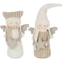 J-Line Garcon et fille textile blanc/beige large assortiment de 2