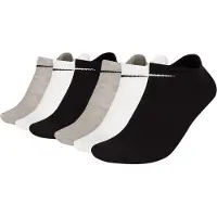 Nike Chaussettes de sport beige chiné / noir / blanc