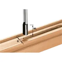 Festool 490974 - Fraise à rainurer HW S8 D24/20