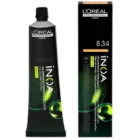 L'Oréal Inoa coloration cheveux permanente sans ammoniaque teinte 8.34 60 ml