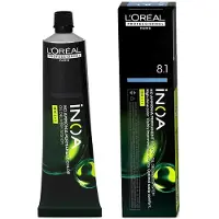 L'Oréal Inoa coloration cheveux permanente sans ammoniaque teinte 8.1 60 ml
