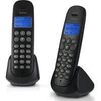 Alecto DECT-Telefon PDX-320 Doppelset Schwarz