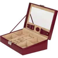 Windrose Merino Schmuckkoffer 28 cm