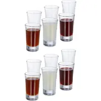 Relaxdays 4052025234232 Verre De Shot 40 Ml 12 Pièces