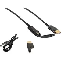 S-Impuls BS30-02075 Câble HDMI 10 m HDMI type A (standard) HDMI type D (micro) Noir (10 m), Câble vidéo, Noir