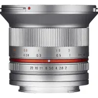 Samyang 12mm f/2 NCS CS Argent (Sony E) (Objectifs pour Hybride)