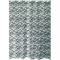 MSV Rideau de douche - 180x200 cm - Loft Chocolat