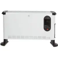 Velleman Radiateur convecteur, intérieur, trois niveaux de chaleur, ventilateur turbo, 3000 W