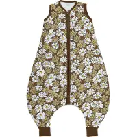 Meyco Sac de couchage Jumper 80 cm Vintage Flower Taupe (2.0 TOG, Hiver, 80 x 80 cm)