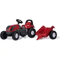 Rolly Toys rollyKid Valtra Trettraktor mit Anhänger für Kinder 2,5 bis 5 Jahren
