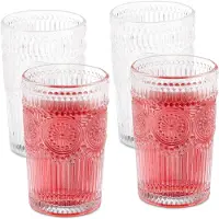 Relaxdays Verre à boire, Verres, Transparent