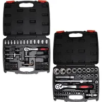 Bgs Coffret de douilles 6,3 mm (1/4") + 12,5 mm (1/2") en pouces 174 pièces (1/4")