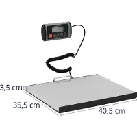 Steinberg Systems Pèse-colis - 100 kg / 0,05 kg - 35,5 x 40,5 cm - Écran LCD externe