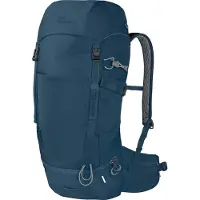 Jack Wolfskin Sac à dos de sport 'Trail Recco' marine / bleu foncé / blanc