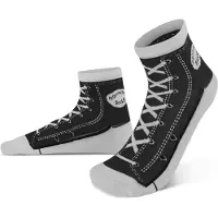 Normani Chaussettes gris / noir
