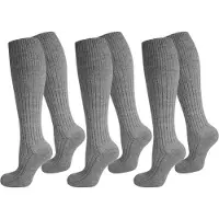 Polar Husky Chaussettes montantes gris chiné