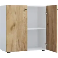 VCM Armoire de bureau Livres Dossiers Meuble de bureau Armoire Lona 2 portes battantes Armoire de bureau Livres Dossiers Meuble de bureau Armoire Lona 2 portes battantes