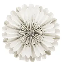 Ebuy24 Järvsön étoile de Noël avec lumière papier Ø60 cm suspension beige.