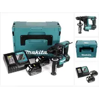 Makita DHR 171 RTJ Perceuse à percussion sans fil Brushless SDS Plus 18V 1.2 J + 2x Batteries 5.0Ah + Chargeur + Coffret Makpac